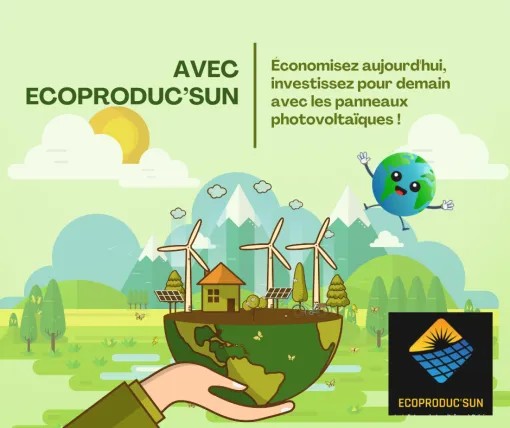 Réduction des coûts énergétiques avec l'installation de panneaux photovoltaïques à Calais par ECOPRODUC'SUN, Calais, ECOPRODUC'SUN